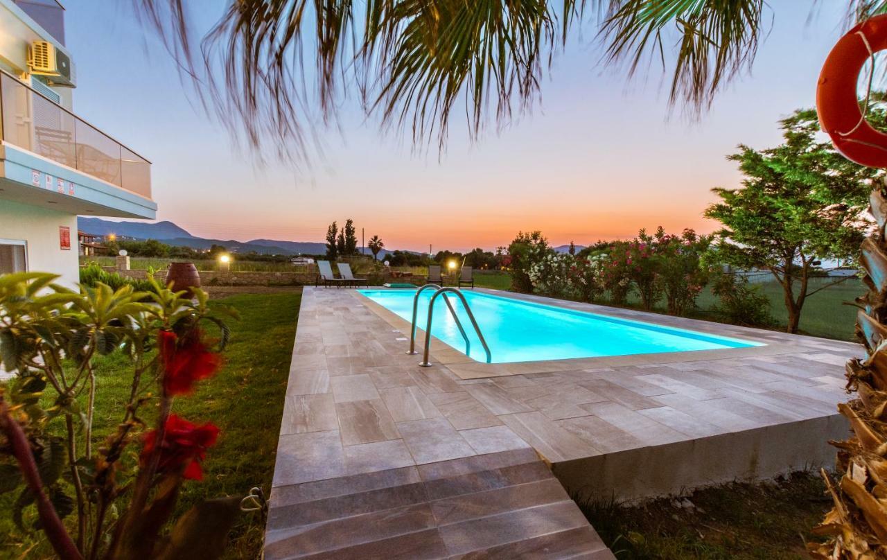 Martimi Apartments - 200M From Drapanias Beach - Pool - Hot Tub - Sauna - Bbq Kíssamos Esterno foto